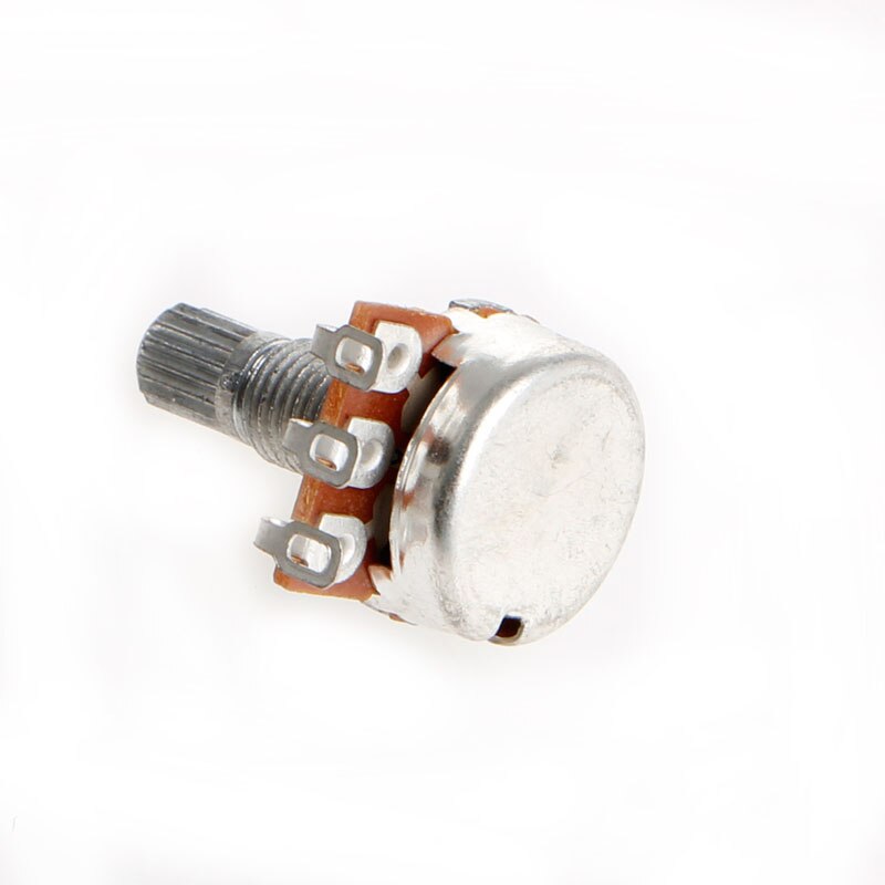 A100K Potentiometer Splined Pot Electric Guitar Bass Effect Amp Tone Volume 15mm Shaft Parts H58D