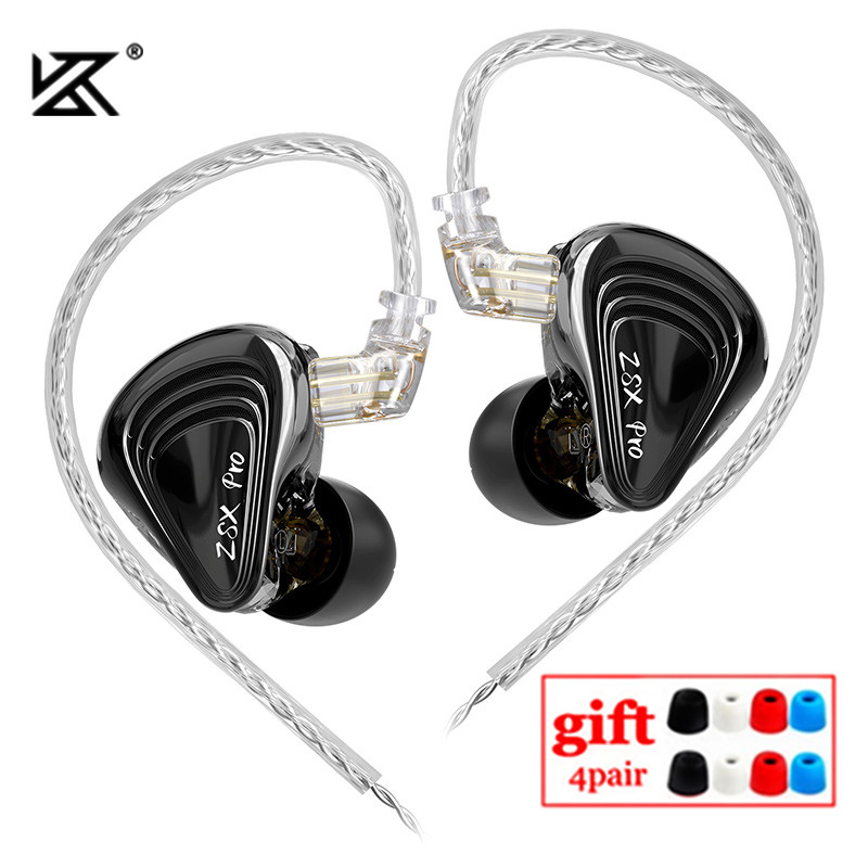 KZ ZSX Profi 5BA 1DD hybrid Antrieb Einheit Kopfhörer 10mm dynamisch Antrieb IEMs HIFI Sport Spiel Ohrhörer Musik Kopfhörer ZSXPRO ZAX ZAS ZAR