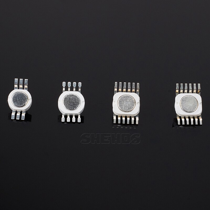 4 unids/lote LED RGBWA 5in1 para iluminación LED RGBWA Chips LED rojo/verde/azul/blanco/Abmer SHEHDS