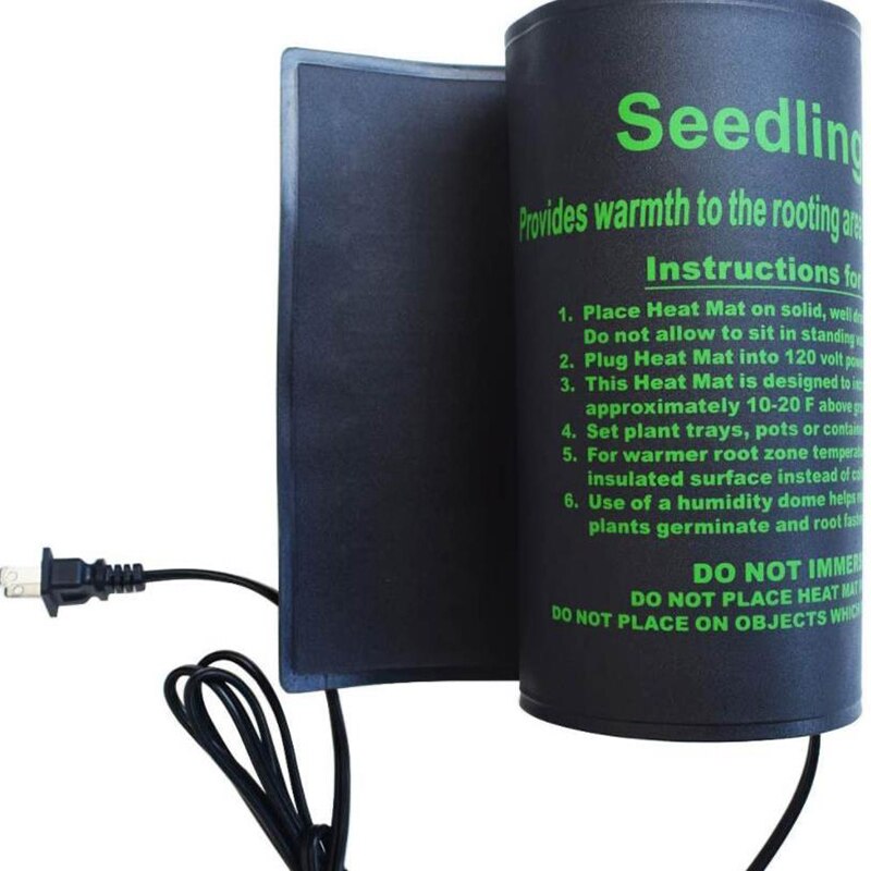 18W 220V Seedling Heating Mat 52*24CM Waterproof Plant Seed Germination Propagation Clone Starter Pad 220V Garden Supplies