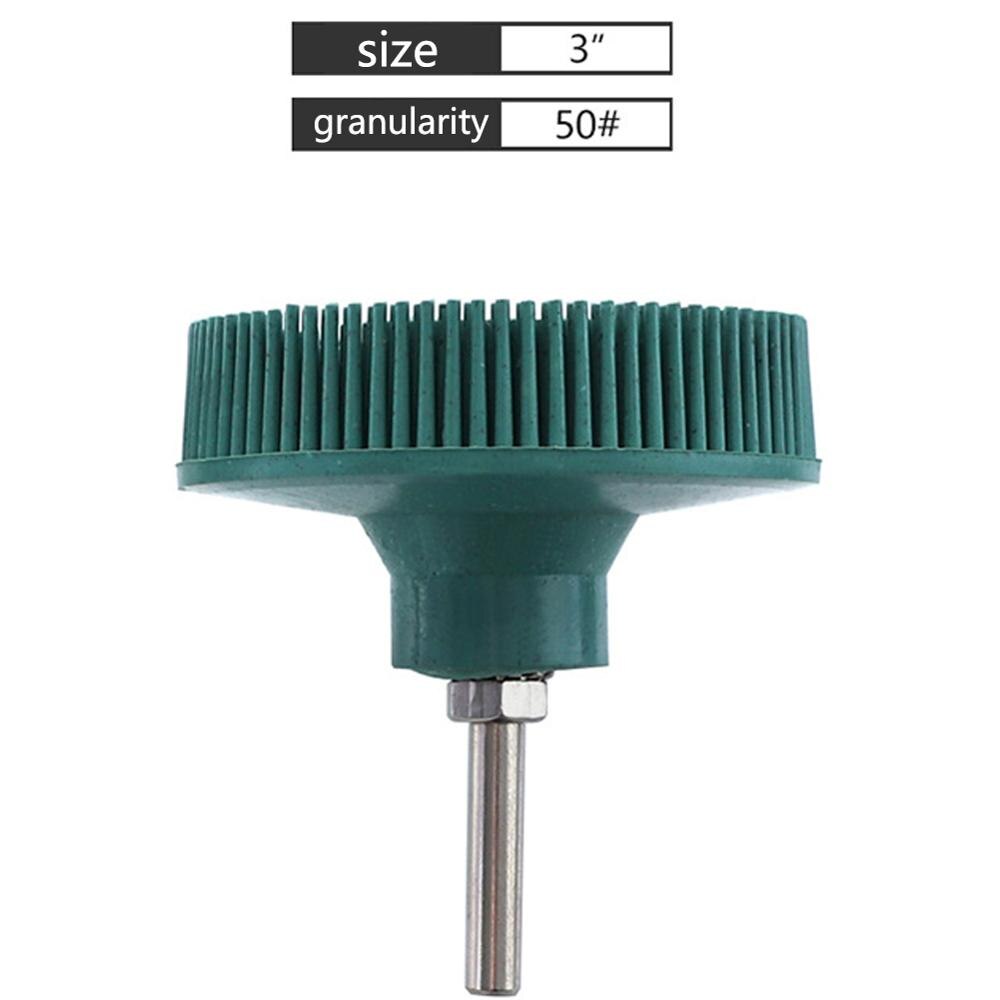 Brosse à disque de perceuse électrique, brosse Abrasive en caoutchouc émeri, brosse d&#39;ébavurage et de polissage pour perceuse ou perceuses pneumatiques: B