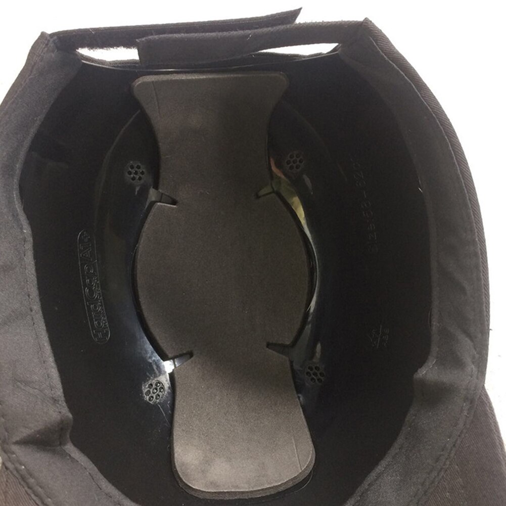 Women Men Solid Workplace Safety Hat Baseball Bump Cap Adjustable Buckle Head Protection Breathable With Air Holes Cotton Blend