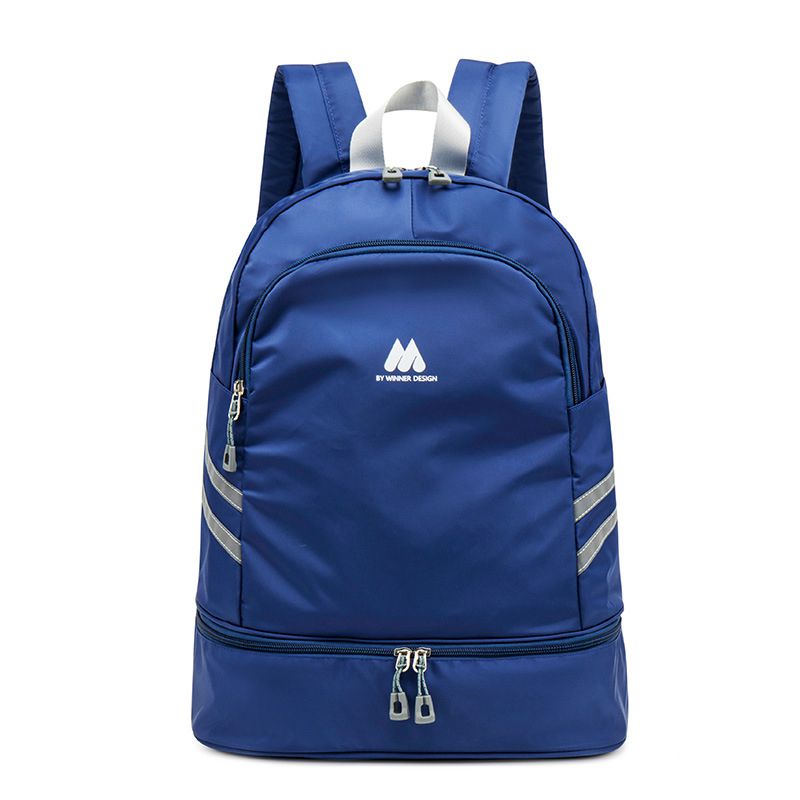 Rugzak met hoge capaciteit, draagbare, onafhankelijke opbergtas voor schoenen en kleding voor vrouwen, reisorganizer, sportaccessoires  m375: Blauw