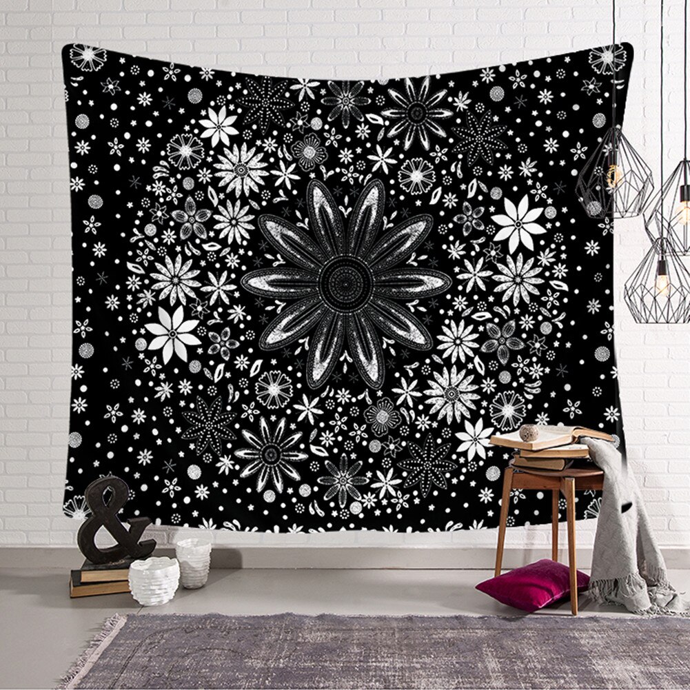 95 cm * 73 cm Tapestry Bohemian Wall Hanging Throw Rug Blanket Camping Tent Travel MattressTapestries Chic Home Decoration