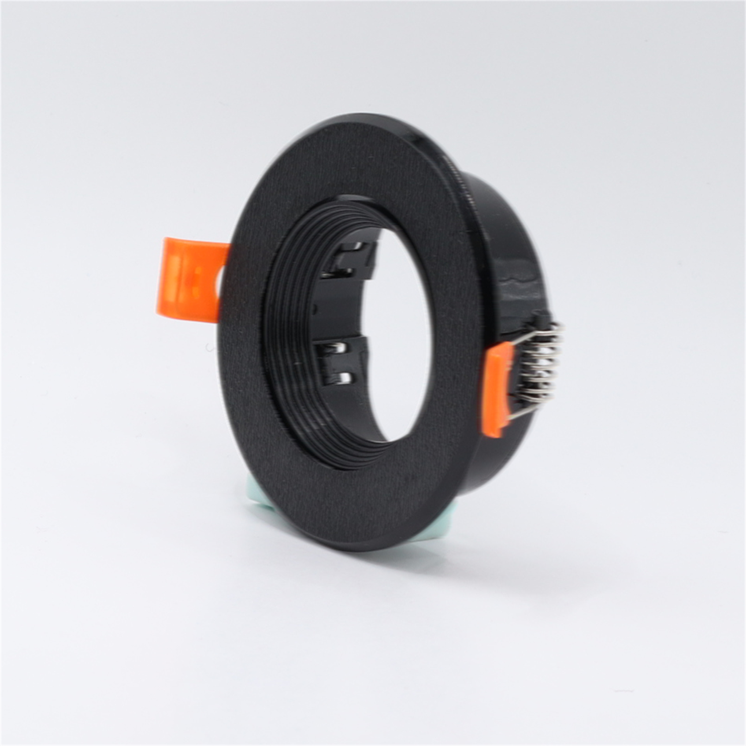 White Black LED Recessed Ceiling Spotlight Downlight Plastic Fixture GU10 MR16 Round Back Clip Lamp Frame Cut Out 75mm: Light purple