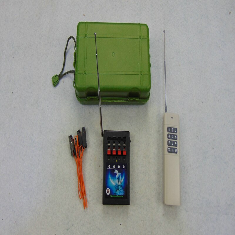 24 sinais fogos de artifício sistema iluminação controle remoto receptor ZY04R-3 máquina casamento sem fio frio led fonte festa palco: 3