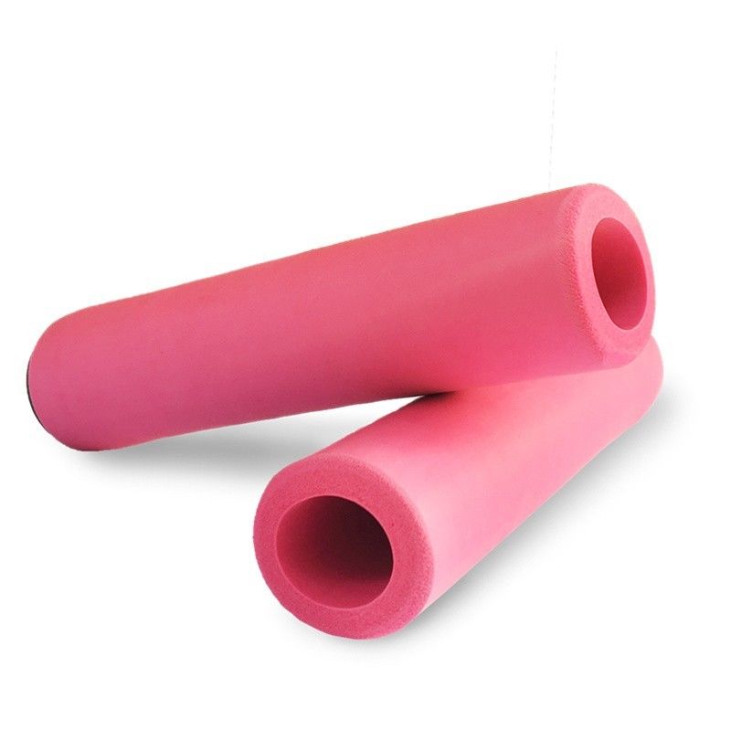 1Pair MTB Soft Foam Silicone Sponge Handle Bar Grips Handlebar Bike Bicycle: Pink