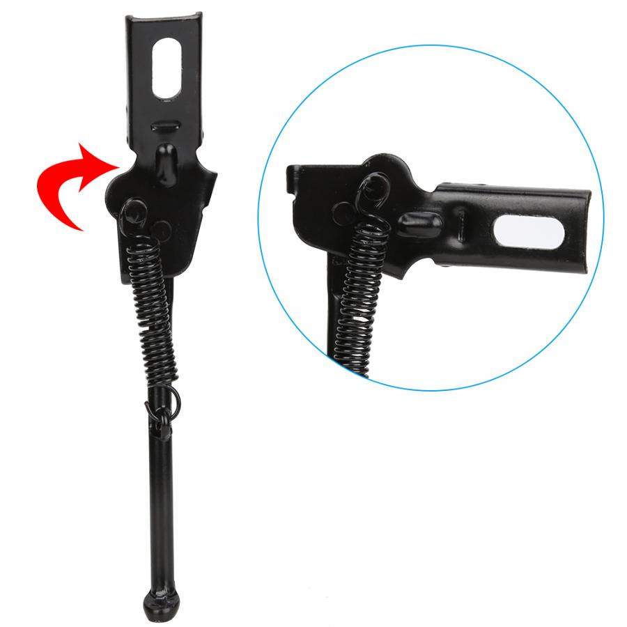 2pcs/pack Bicycle Side Kickstand Kick Stand Anti-slip Kids Bicycle Foot Stand Carbon Steel Kickstand Cycling Accessory