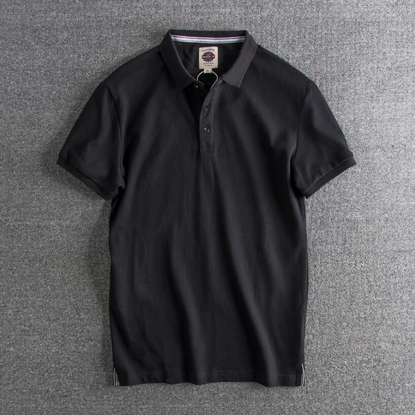 Clothing Men Polo Shirts Men Business Casual Solid Male Polo Shirt Short Sleeve Breathable Polo Shirts men