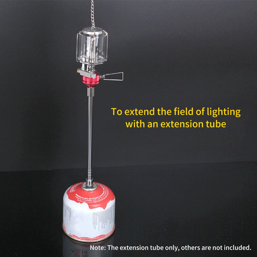 Gas Lantern Extension Tube Blow Torch Extender Pole Camping Lamp Extension Rod Cooking Stove Gas Tank Converter Extension Rod