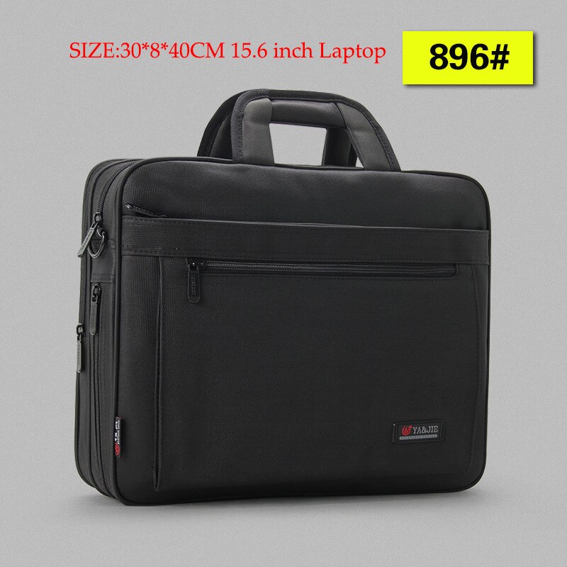 Brand Briefcase 15.6 inch Laptop Handbag Casual Messenger Shoulder Bag for Men Office Bag: 896