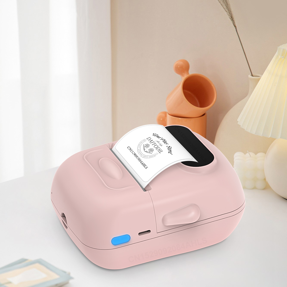 Inkless Adheisve Sticker Labeling Machine P50 Thermal Printer Bluetooth Portable Label Maker Similar as M220 M110 E210 Labeller