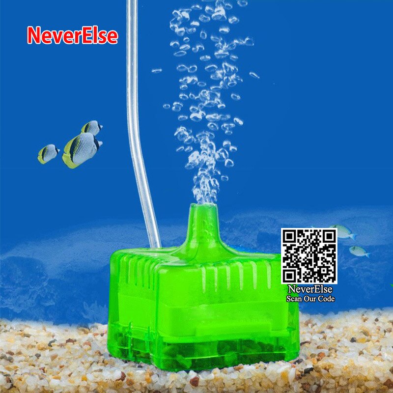 Aquarium Mini Filter Internal Air Driven Corner Filter Bubbler for Goldfish Bowl Betta Fish Shrimp Tank Bubble Stone Replacement