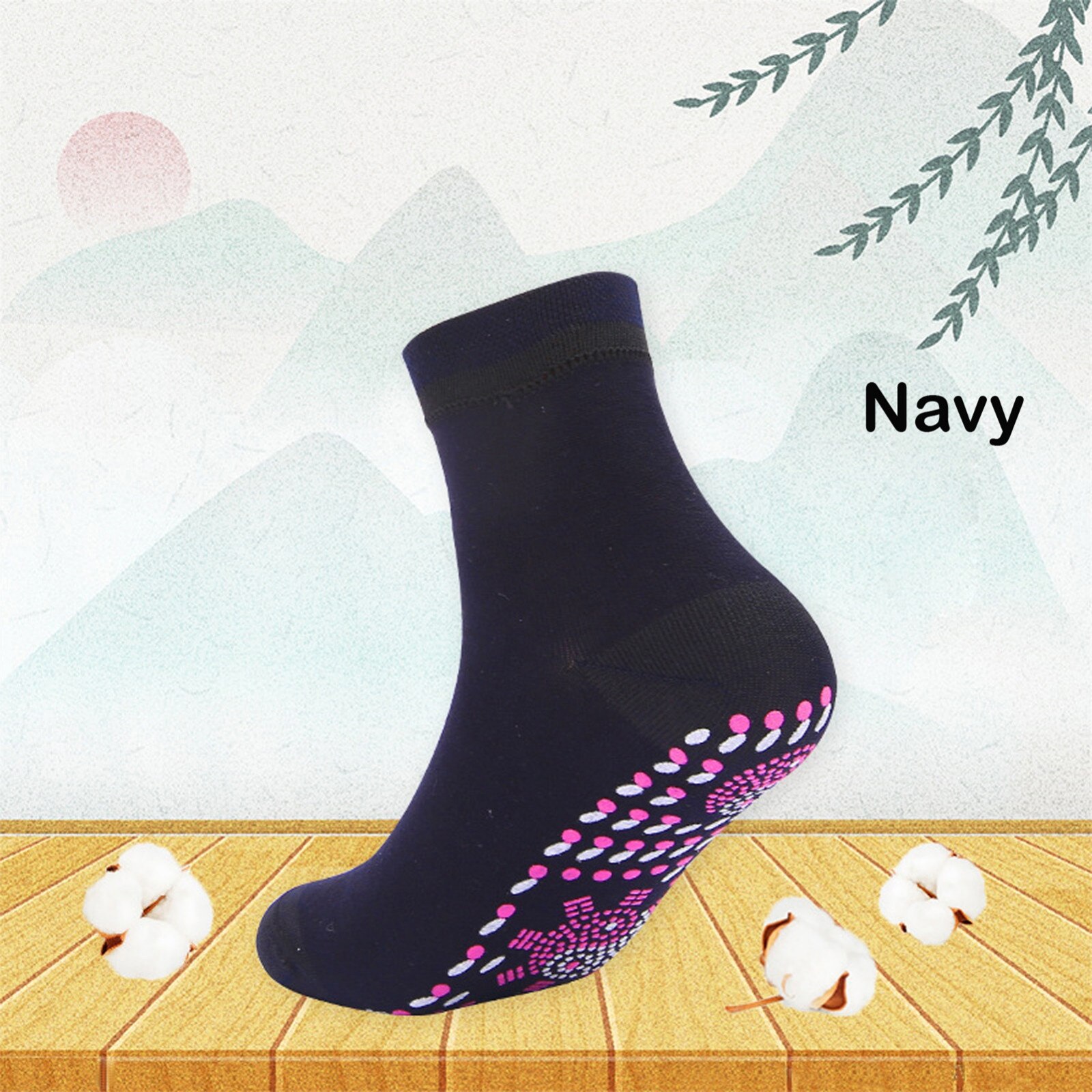 Aus Tür Thermo Socken Tanne Turmalin Magnetische Socken-Selbst Heizung magnetisch Socken unisex Chaussette Hiver Homme: C