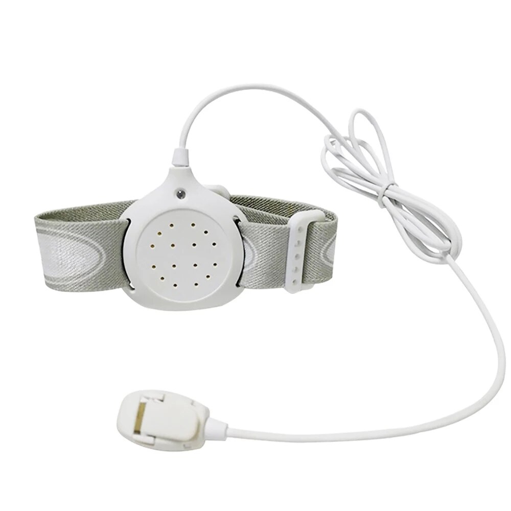 Baby enuresis sensor alarm påmindelse potte enuresis våd påmindelse maskine sove tilbehør våd alarm til baby våd påmindelse: 1 sæt b