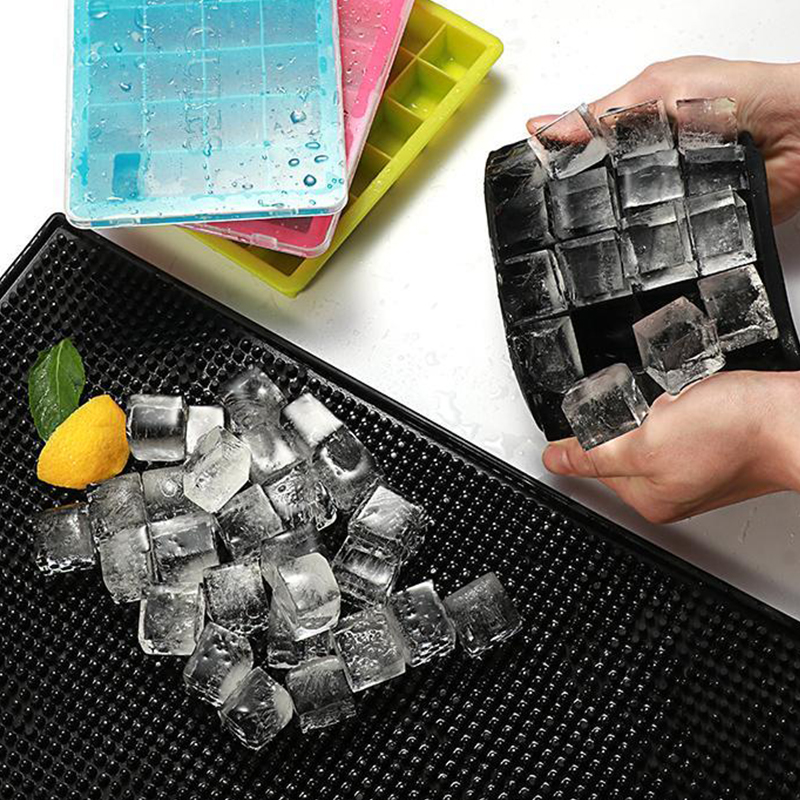 Isbitform for 4/6/8/15 isbiter, stor isbitform, stor isbitform av matkvalitet, bpa-fri, firkantet form, gjør-det-selv-kjøkken, baris
