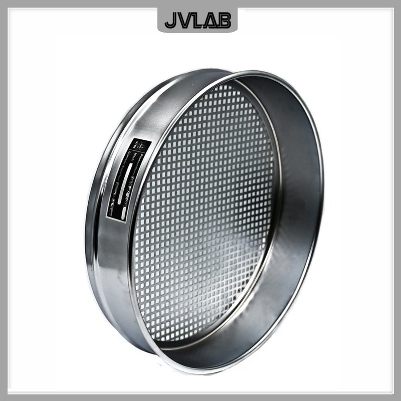 Gravel Sieve R30cm Aperture 0.075-37.5mm Standard Laboratory Test Sieve Square Hole Sieve Stone Sieve With Lid And Bottom