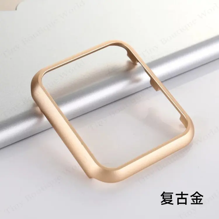 Metal Case for Apple Watch Series 9 8 7 41mm 45mm Aluminium Alloy Bumper Cases for iWatch 6 SE 40mm 44mm Frame Protective Cover: Light Blue / 4 - 6.9 Inches