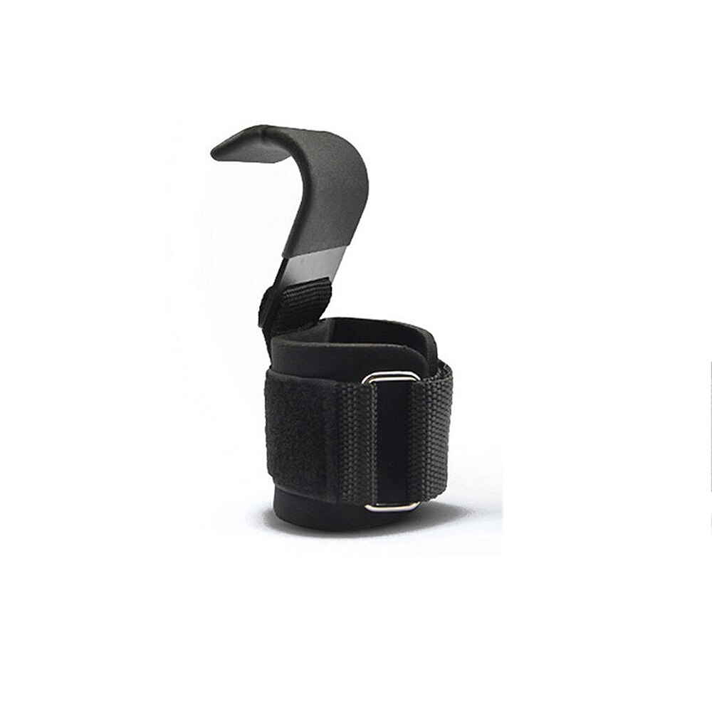 2 szt. Haki robić dźwigania ciężarów ręczne opaski na nadgarstek siłownia hak waga pasek ciągnąć-w górę podnoszenie ciężarów rękawice robić treningu siłowego: 1 szt