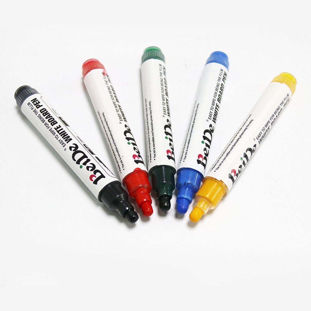 BeiDe 1 Set/10 PCS WhiteBoard Marker WhiteBoard Pen Inkt Hervulbare Pen Tip Goed Schrijven Duurzaam