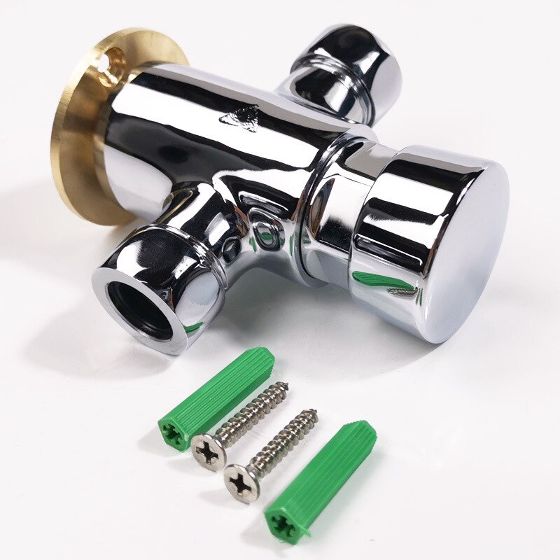 Brass Concealed Urinal Valve Urinal Flush Valve Delay Shower Valve Switch Flush Valve Antique Brass Faucet Water-tap Outdoor