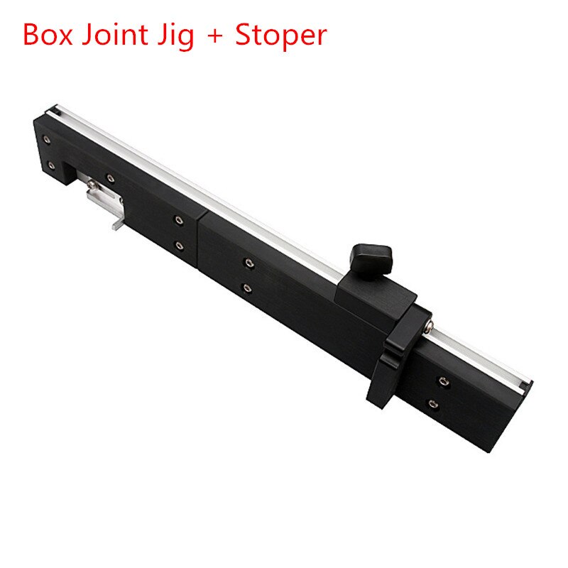 450mm Angle Miter Gauge Sawing Assembly Ruler Box Joint Jig Track Stop Limit Profile Fence Woodworking Tools Table Saw Router: Jig w Stoper