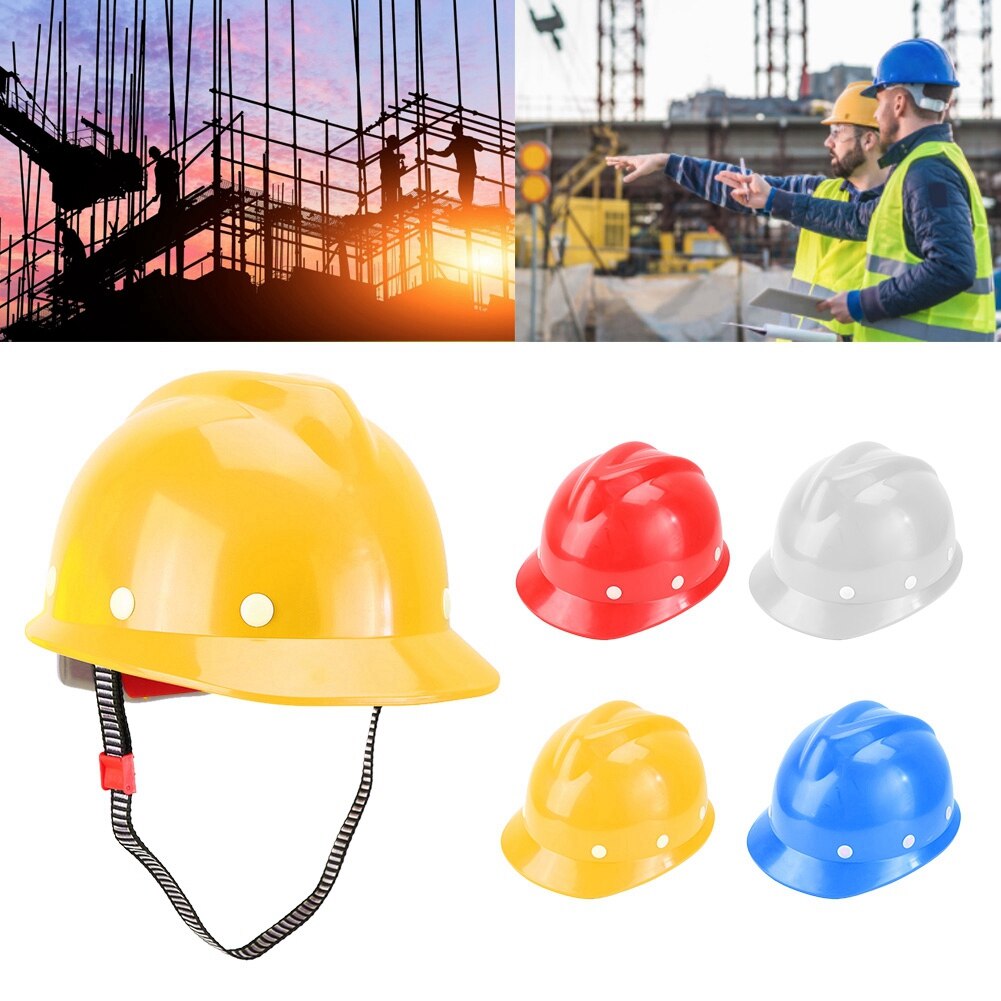 FRP Protective Cap Hard Hat Safety Helmet Working Job Site Construction Equipment Safety Hat