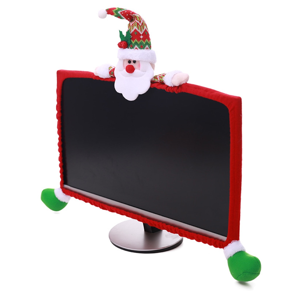 Xmas Kerstman Rendier Sneeuwpop Kerst Computer Sleeve Cover Decoratie Boost up Kerst met deze computer mouw