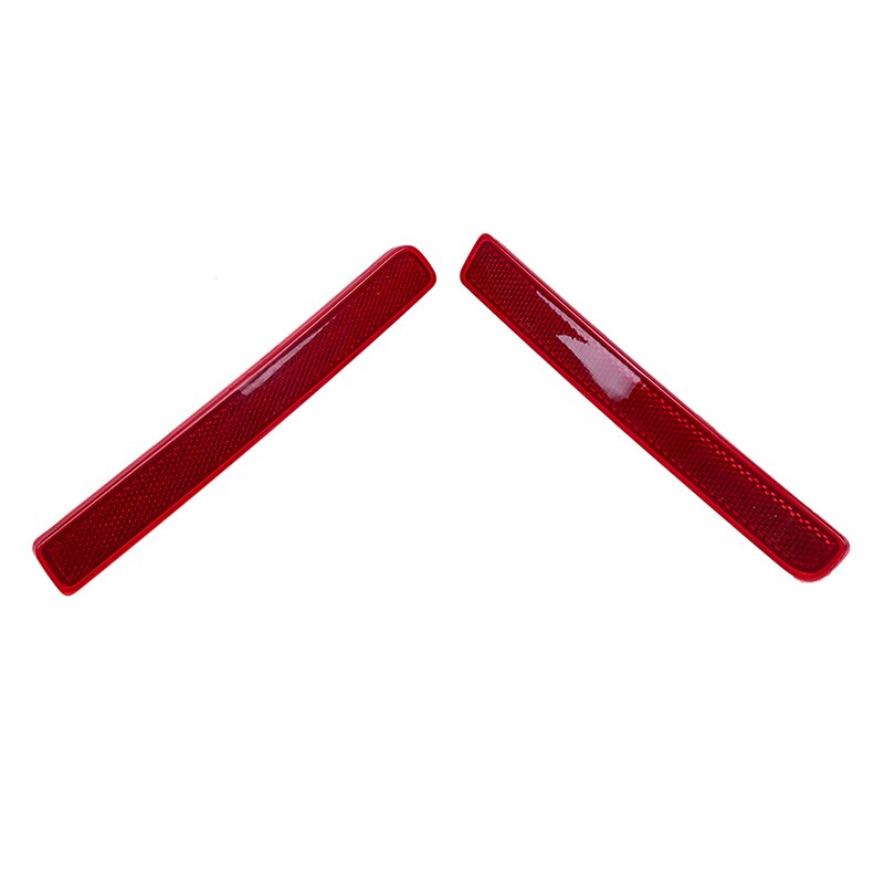 POSSBAY Red Lens Car Rear Bumper Reflector Red for Land Rover Discovery 3 2004 Warning Strip Car Reflector Red