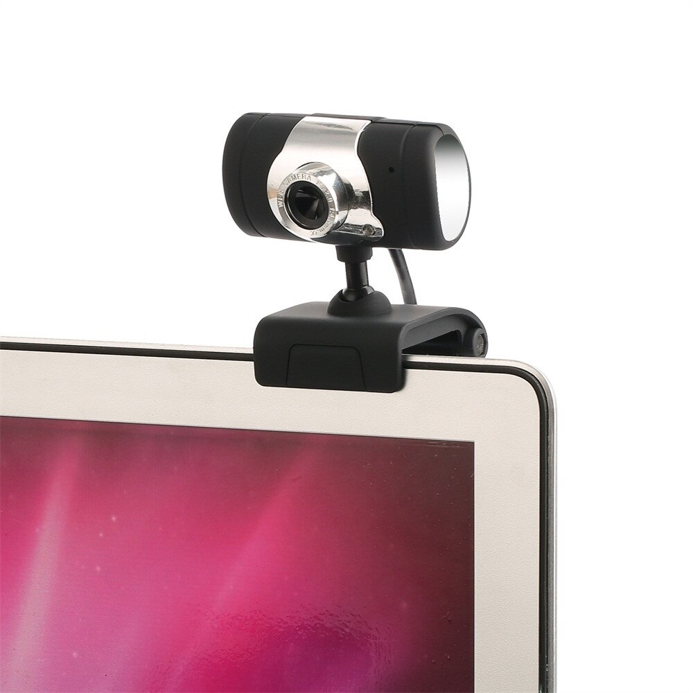 Hd 12 megapixels usb2.0 webcam câmera com microfone clip-on para computador portátil portátil esquerda e direita 360 graus rotatable ajustar webcams
