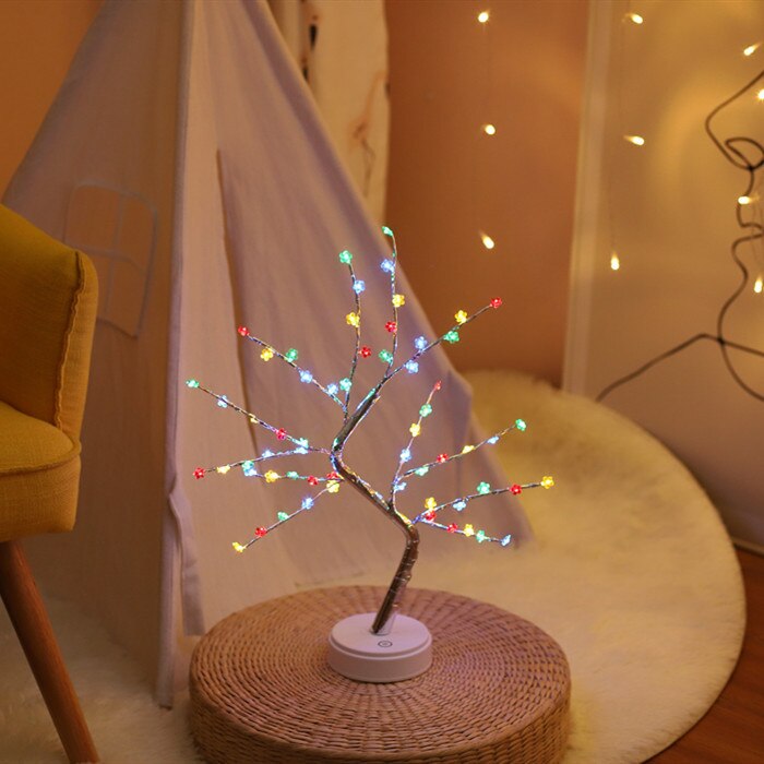 THE FAIRY LIGHT SPIRIT TREE SPARKLY TREES LED Night Light Mini Christmas Tree Copper Wire Garland Lamp Fairy Lights Lamp: G