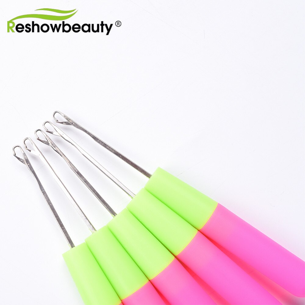 Crochet Hooks for Braids Latch Hook Needles Knitting Tools Plastic Hand Stainless Steel Hair Accessoires Reshowbeauty