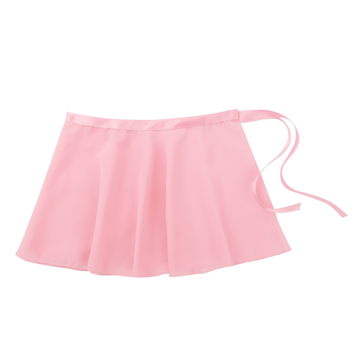 Crianças ballet dança saias chiffon bailarina dança básica clássico mini envoltório saia meninas criança desempenho traje festa tutu saia