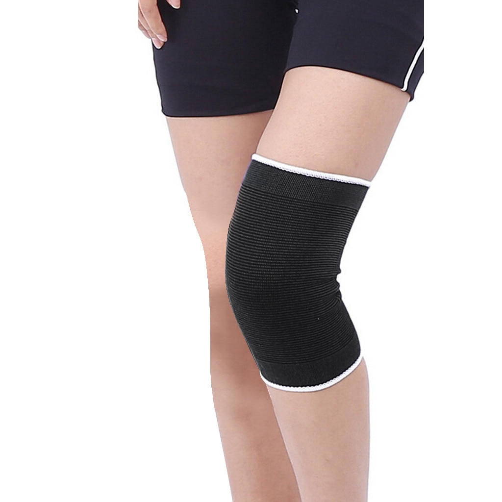 1 Pc Elastische Knee Blauwe Kniebeschermers Knie Brace Been Artritis Injury Gym Elastische Bandage Ondersteuning # YL10