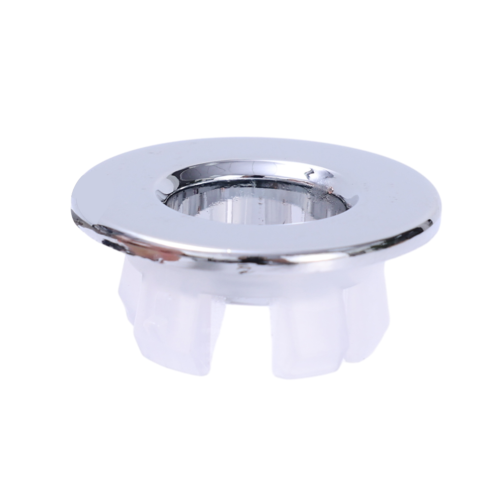 Bathroom Basin Faucet Sink Overflow Cover Replacement Kitchen Sink Drain Hole Cap Sink Trim Ring Plug For Bathroom Accessories