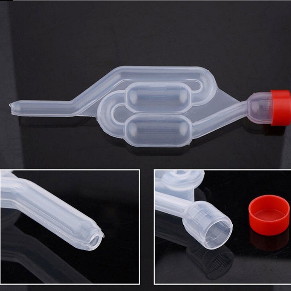 Airlock Air Water Wine Fermentation Homebrew Sealed Exhaust Airlock Valve Plastic Tool Winemaking Bubble Grommet Beer Brewing