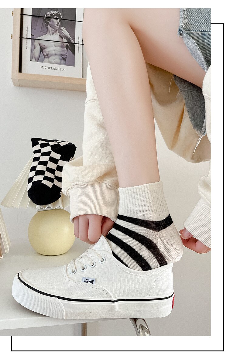 Calcetines de algodón para mujer, medias invisibles, modelos rojos, primavera y verano