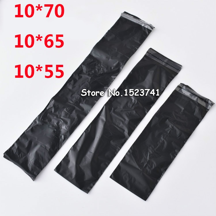 100 lang pakningspose sort farve selvklæbende poly mailer sort poly postpost kuvert poser plast ekspres kurertasker