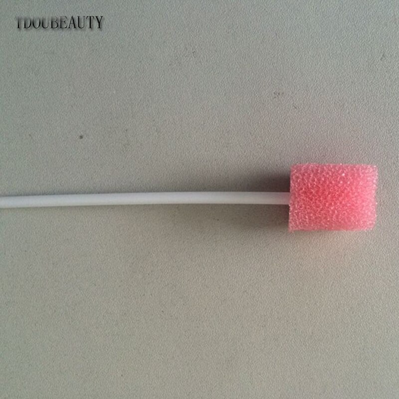 Tdoubeauty 100 stk pink engangssvampeserviet til mundklinikrengøring