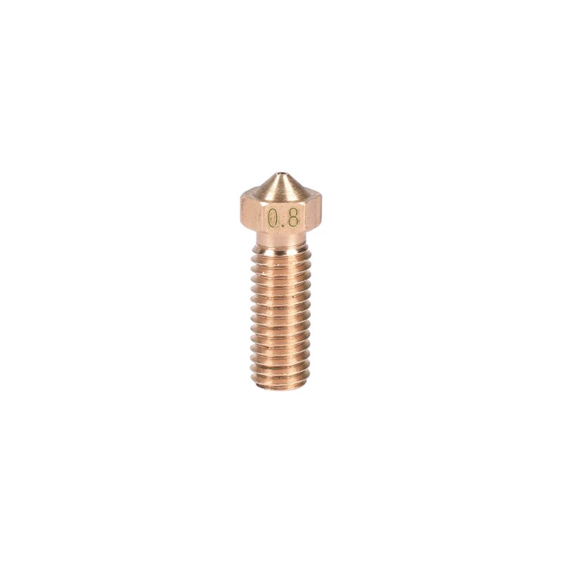 1PC Brass Volcano Nozzle M6 3D Printer Brass Extruder Nozzle 0.4/0.6/0.8/1.0/1.2mm For 1.75/3mm Filament For 3D Printer Parts