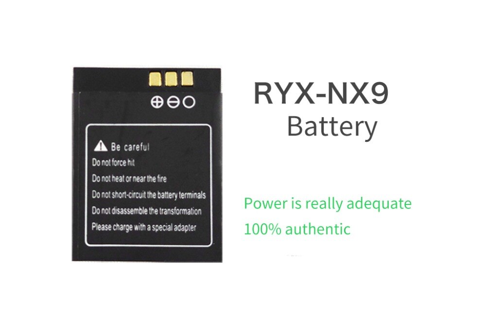 Octelect ryx -nx9 batteri 420 mah til smart ur telefon 420 mah batteri til ryx -nx9 smart ur