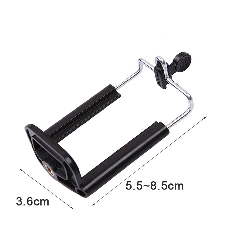 1pc adattatore per treppiede per fotocamera supporto per staffa per Clip per telefono cellulare supporto per treppiede supporto per monopiede per Smartphone