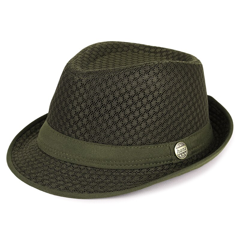 Män och kvinnor utomhus andningsbar mesh solhatt vuxen sommar plus size fedora hattar 56-58cm 58-60cm