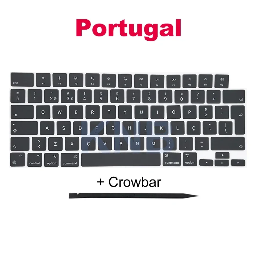 Laptop Keyboard Keys Key Cap Black color For MacBook Air M2 M3 13.6" 15" A2681 A2941 A3113 A3114 Keycap Year: Yellow
