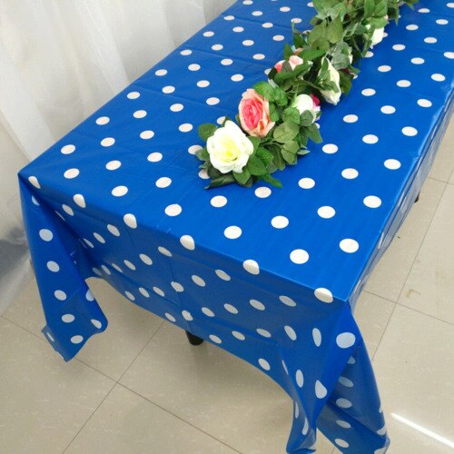 Wedding White Satin Table Cloth Rectangle Table Cover Table Overlay for Wedding Birthday Party Decors Christmas Tablecloth: Blue