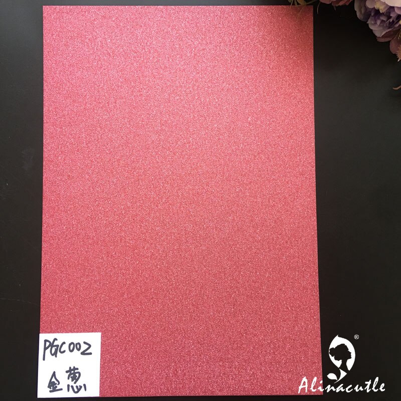 6 colors x 2sheet card stock paper card stock Color Shades Glitter A4 250gsm Paper DIY Scrapbooking paper pack paper craft