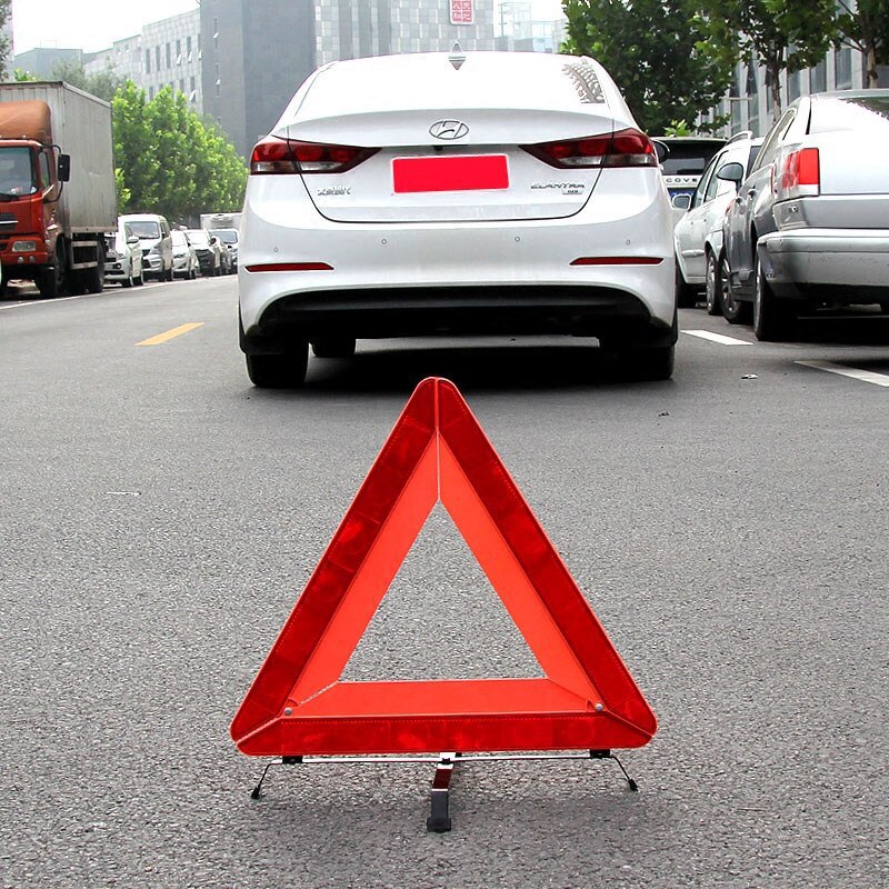 Alerte de panne de voiture, panneau d'avertissement de sécurité routière réfléchissant, Triangle