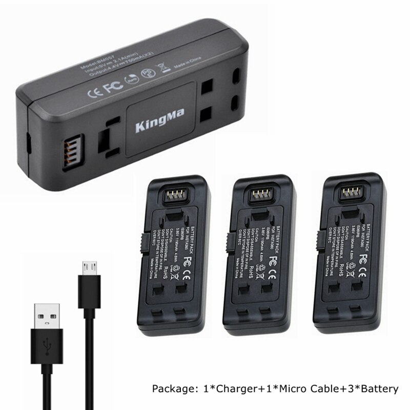 1/2/3 pces 1190mah insta 360 r base de bateria de lítio + micro/tipo-c porto carregador duplo para insta360 um r 4k/1-Polegada/360 acessórios
