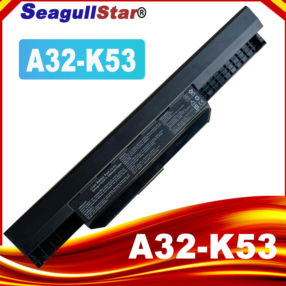 Reemplazo de batería de portátil para ASUS K53 K53B K53BR K53BY K53E K53S K53SC K53T K53TA K53TK K53U K53Z,