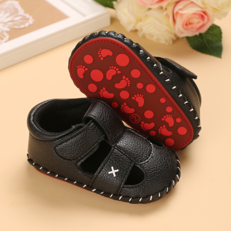 Baby Schuhe Mädchen Jungen Sandalen Neugeborenen Baby Schuhe PU Leder Nicht-Unterhose 0-18 Monate Wanderschuhe Erste Gehhilfe Baby Schuhe
